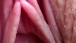 Extreme Close-up. Pussy Pissing on the Cock While Fucking. Cum on Clit.