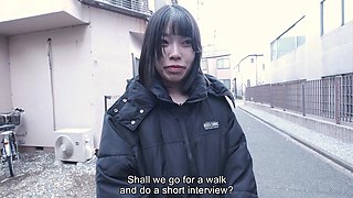 Got this japanese casting slut moans from pleasure