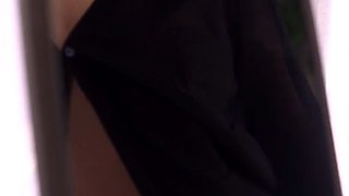 Busty Japanese nipples licked