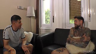 Matt Bird, Dean Van Damme And Amy Amour - Fun Loving Teens 18+ Lick Man Ass In Party