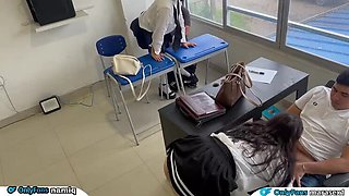 Classroom Sex with Teacher - Student Fucks Hot Colombian MILF in POV Creampie