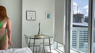 New Miami Vacation with Thick Redhead Step Stepmom - Emma