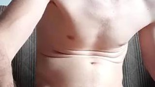 Home completely naked a handjob