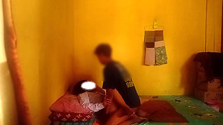 Teenage Girl in College in Entot at Her House When She Is Lonely