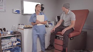 Naughty Nurse: Blowjob, Cowgirl  Missonary Porn