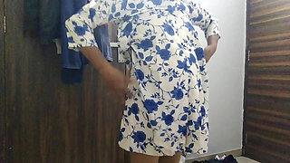 Stepaunty Showing Boob Inside Hotel Room