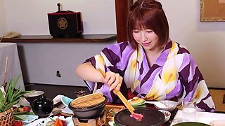Amateur asian plays with hairy pussy