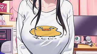 I Discover My President and Rub My Cock on Her // Vtuber Game #1 All Scenes