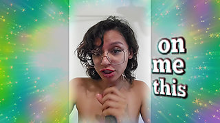 Goddess Rarity loves giving messy blowjobs and getting my tits glazed