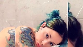 Amateur striptease and Solo masturbation