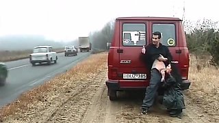 Public Sex In Front Of Massive Traffic