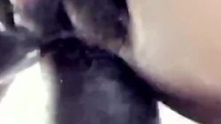 Sneaky Sex in the Room with Daddy Big Black Cock All the Way up My Tight Asshole Oops Wrong Whole