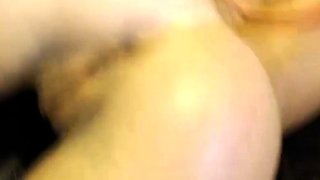 Foxy amateur blonde babe toying her tight pussy