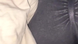 Big-assed Girl Grabs a Stranger's Cock in the Store.