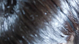 Small tits school girl rides a cock