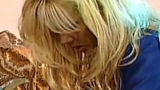 Beautiful Horny MILF Ass Fucked and Cummed in Mouth by Two Monster Cocks Black and White