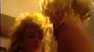 Amateur redhead fully nude on bed and masturbating