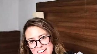 Stacked brunette goes solo toys and masturbation