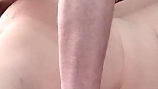 Slicing Hot Endings of a Fat Woman on Tits, Mouth with Cum Swallowing and on the Ass