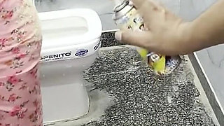 Beautiful Neighbour;s Wife Got Fucked on Holi Festival