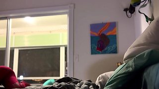 Latina girlfriend POV blowjob and first ever anal attempt