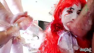 Halloween clown only good for one thing swallow big loads