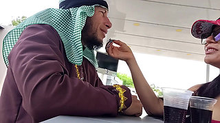 Bar Seduction: Latina Temptress Takes Arab Stranger Home for Raw, Standing Passion