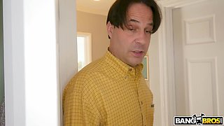 Ella Knox Bangs Her Step-Dad