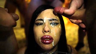 Asian group sex homemade video