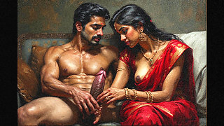 Indian sex boyfriend gets blowjob hot cum in mouth