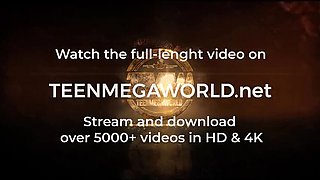 Juicy Threesome with Brunette Teen Ashly Rabbit - Hardcore Blowjob & Pussy Licking