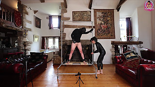 Whipping Zero on the Bondage Frame