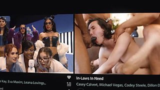 NURU MASSAGE - Perfect Wife Invites A Firl To A Threesome For Her Hubby s Birthday Gift: Porn