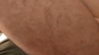 Watch up Close as Pegging Wife Slides Strapon in Husbands Ass