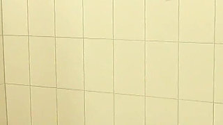 Tattooed big ass MILF gets fucked in the bathroom