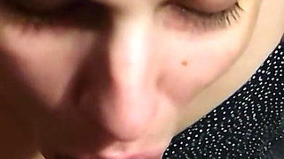 Real Homemade Amateur MILF Deepthroat Blowjob Cum in Mouth Swallow Compilation