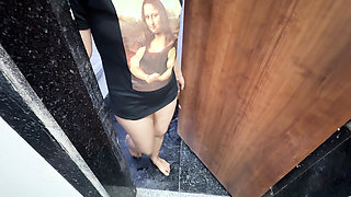 Stepbrother Saw His Elder Stepsister Using the Toilet and Demanded Sex