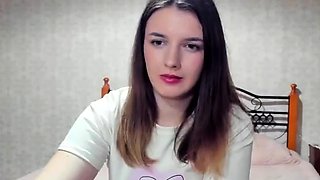 Webcam brunette furios anger masturbation 2