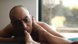 Redhead Karla Kush rides bbc in a steamy cuckold scene.