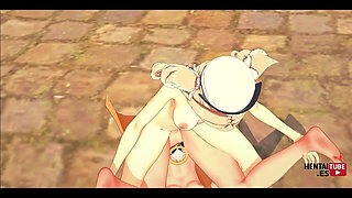 Genshin Impact Hentai - Barbara Fucked Twice by Aether with Creampie - Anime Manga Asian Japanese Game Porn