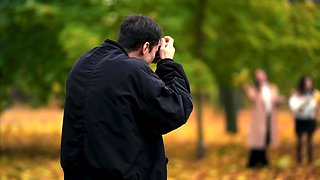 Busty Brunette Threesome with Massive Tits Bouncing Wildly