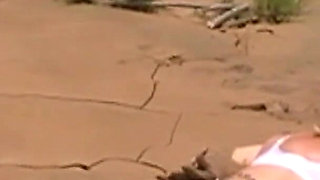 Julie Cunningham in Lingerie Wriggles Hard in Mud Hogtied with Chains. Sploshing Dirty Whore. Huge Tits Covered in Mud.