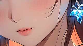 Quiet Joy: a Beautiful Young Woman in Magical Light