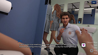 The Awakening 12: Liz's HJ & BJ on Xavier in Academy Toilet