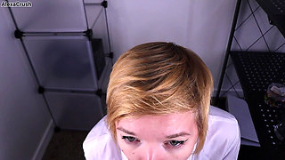Caught in the Stockroom POV Blowjob