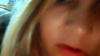 Dissatisfied Wife Masturbates with Pillow