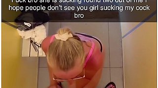 Snapchat Teen Cheating In Public Restroom While At The Beach!