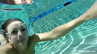 Abigail Mac & Dana DeArmond go for a swim