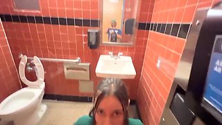 Internal Cumshot my step sister in law in Entire Foods public shower IG: @HaileyRoseVisuals