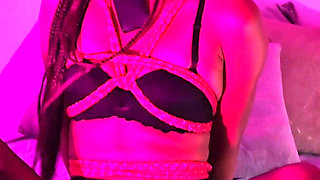 Beautiful Latina Is Tied up to Feel Pleasure